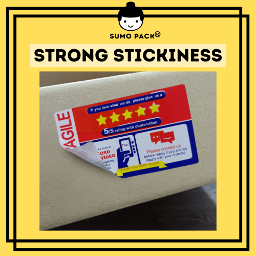 5Star Review Sticker Strong Stick