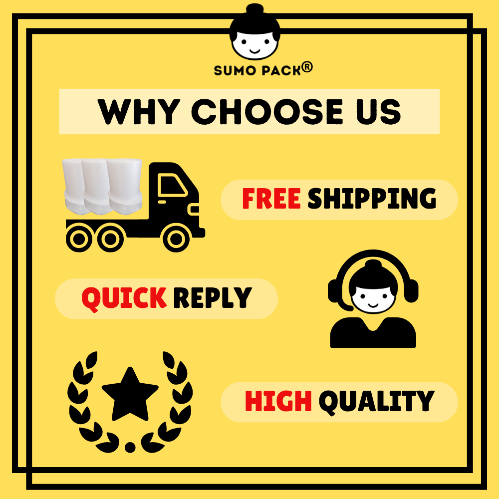 8 Rolls Double layer bubble wrap 1m x100meter Why choose sumpack - malaysia best packaging supplier