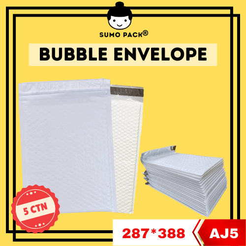Bubble Envelope 287mm X 388mm (5 Cartons) - Johor