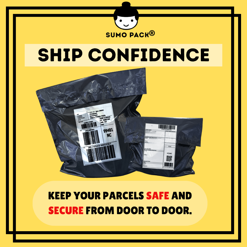 Black Courier Bag size Ship confidence