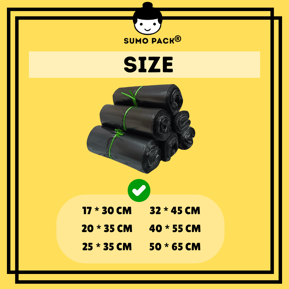Black Courier Bag size available