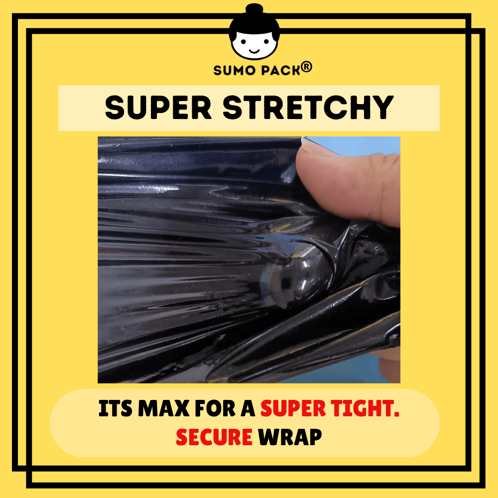 Black Stretch Film Super Tight