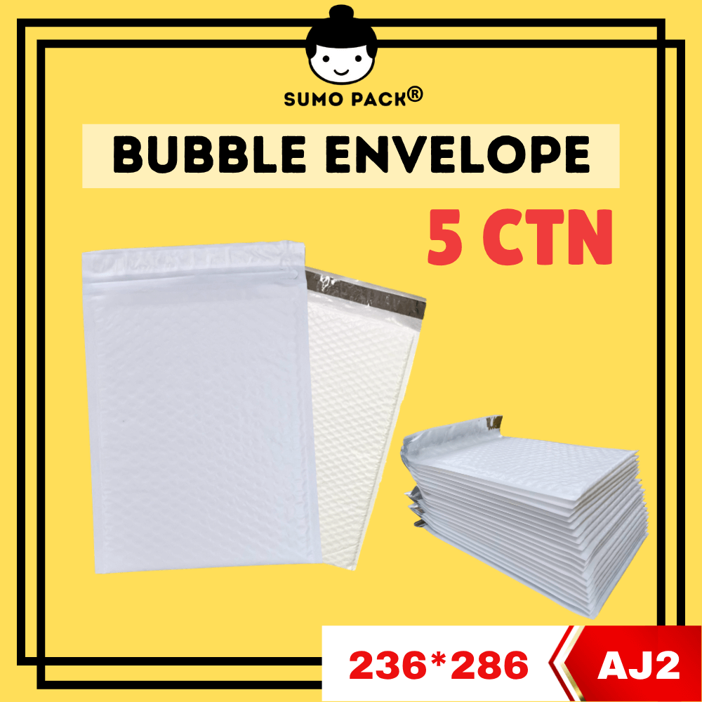 Bubble Mailer Envelope 236mm X 286mm (5 Cartons)