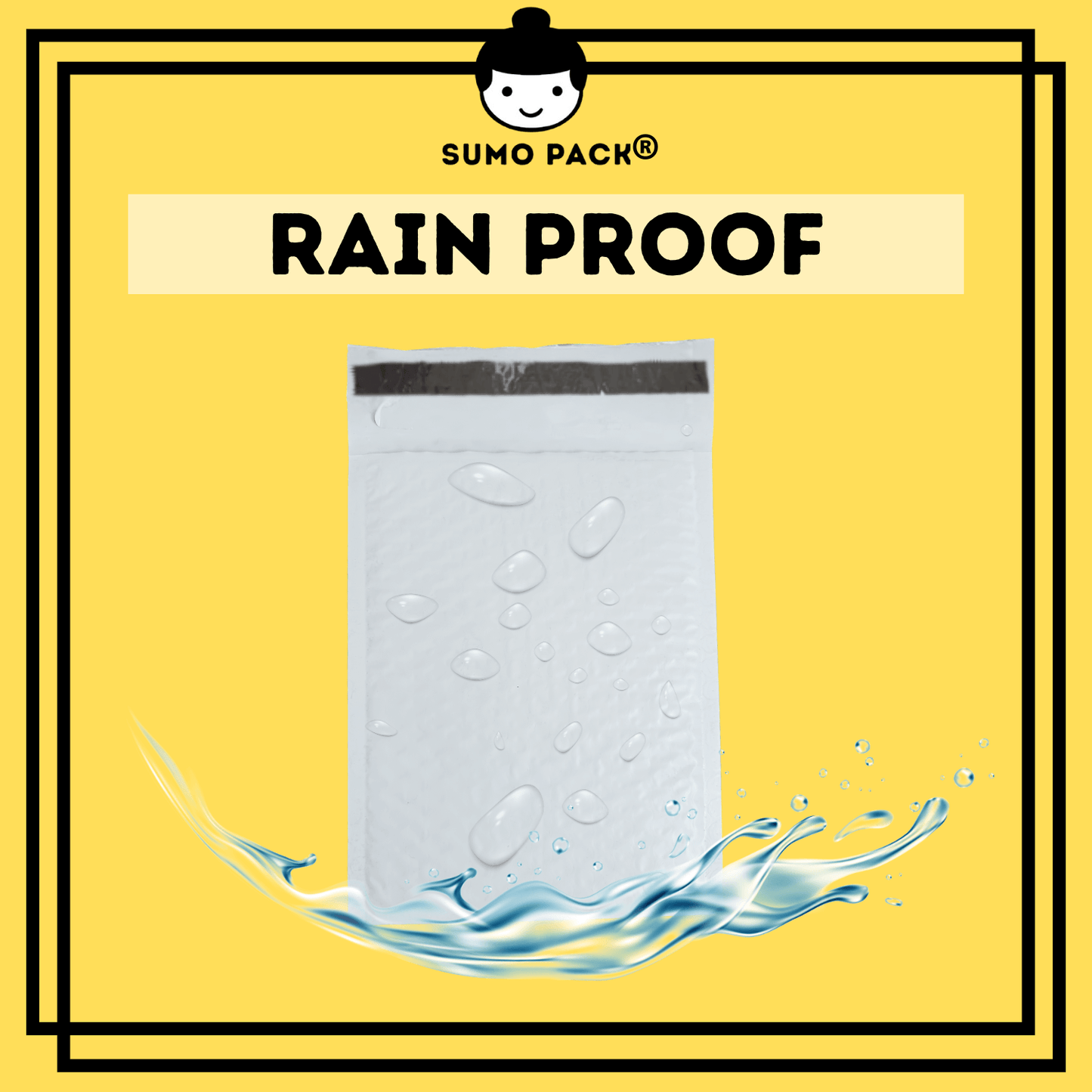 Bubble Mailer Envelope Rain Proof