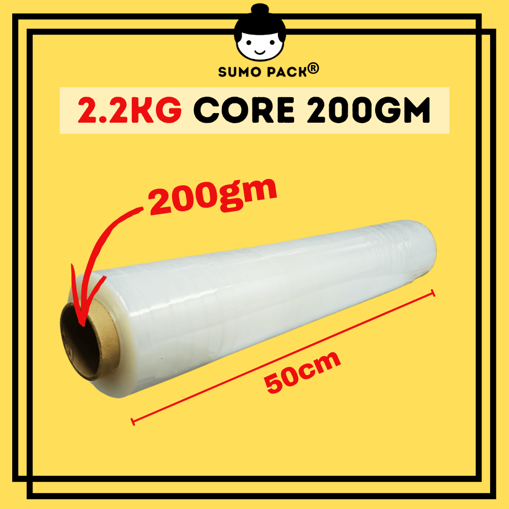 Clear Stretch Film 50cm 2.2KG (Core 200g)