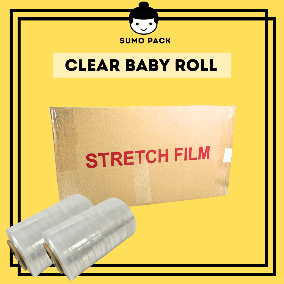 Clear Mini Stretch Film 100mm 220G - Johor