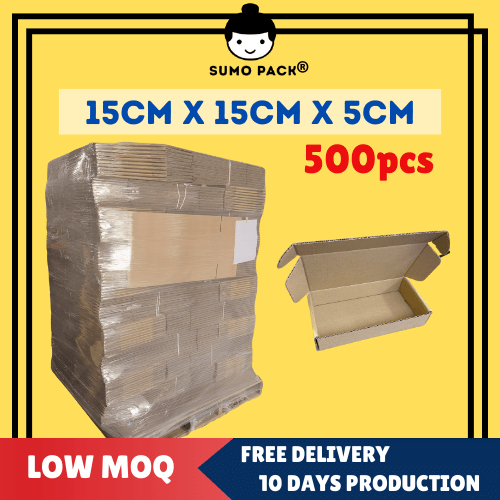 Custom Made Pizza Box 15cm x15cm x5cm  - 500Pcs