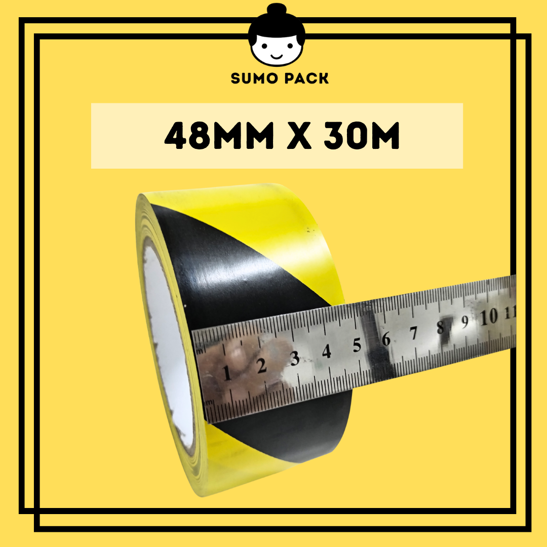 Floor Marking Black Yellow Tape