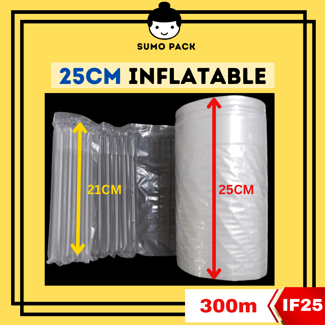 Inflatable Air Bubble Wrap 25cm
