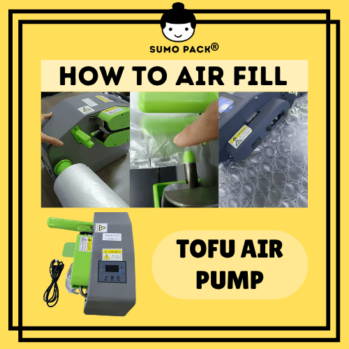 Inflatable Air Column Roll Tofu Wrap How t o Use
