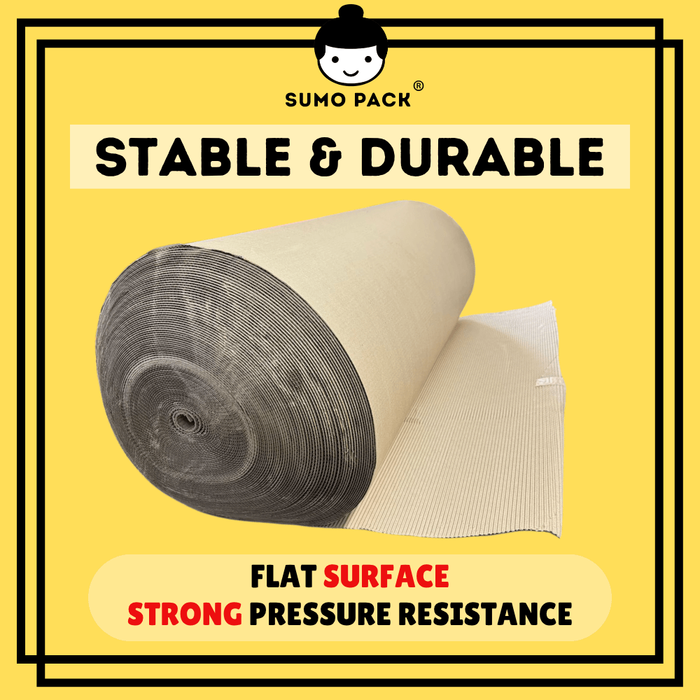 Single Facer Corrugated Paper Roll 51inch * 20kg Corrugated Board-quality