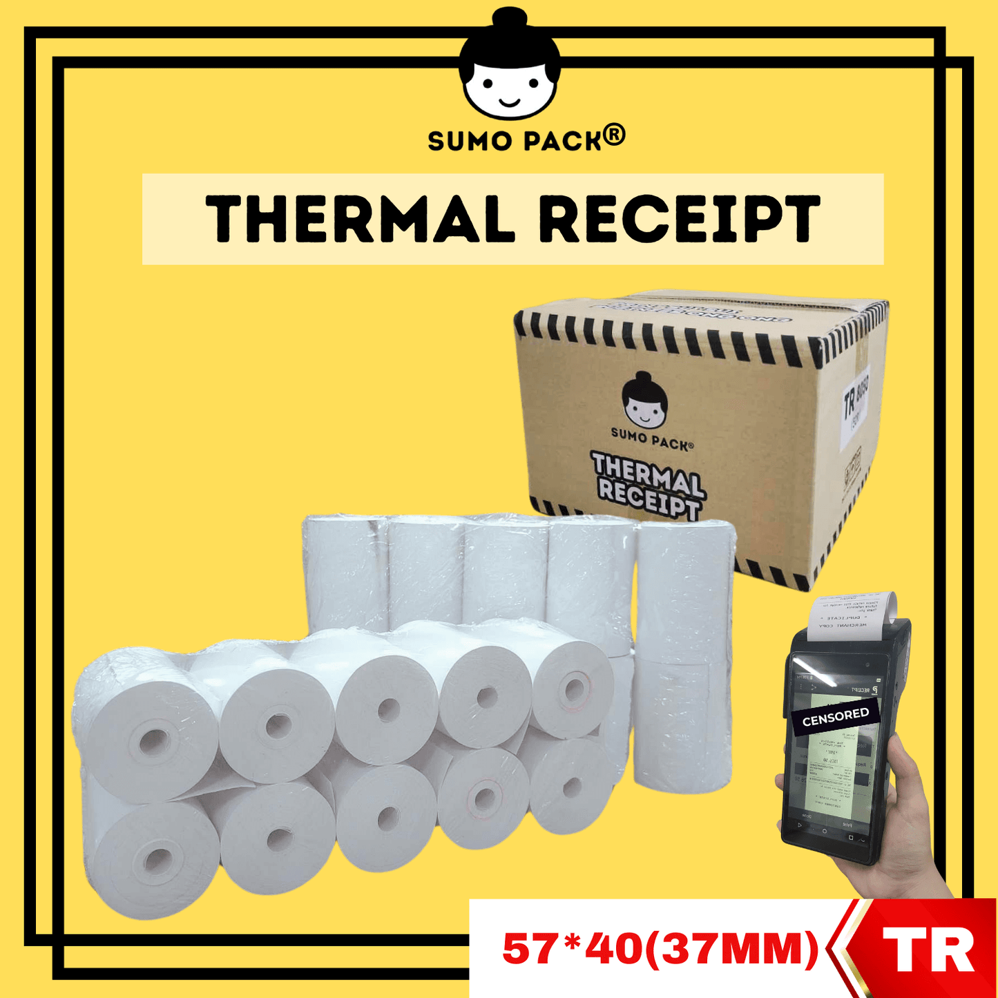THERMAL RECEIPT | PAPER ROLL (57mm x 40mm) - Johor
