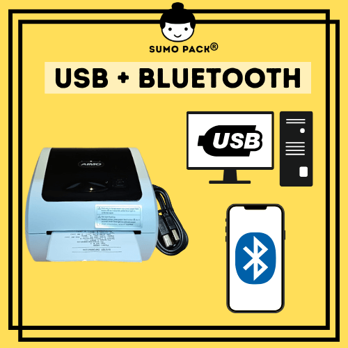 Thermal Label Printer USB n Bluetooth