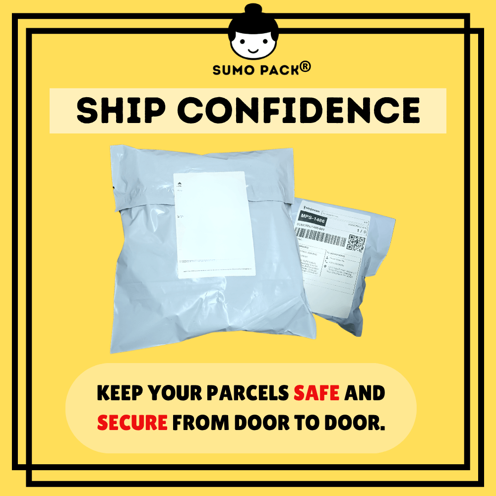 White Poly Courier Bag Ship Confidence