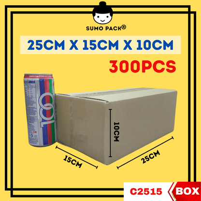 Carton Box 25cmx15cmx10cm (C2515) - 300Pcs - Johor