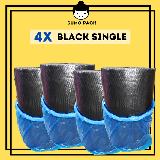 Black Bubble Wrap Single Layer
