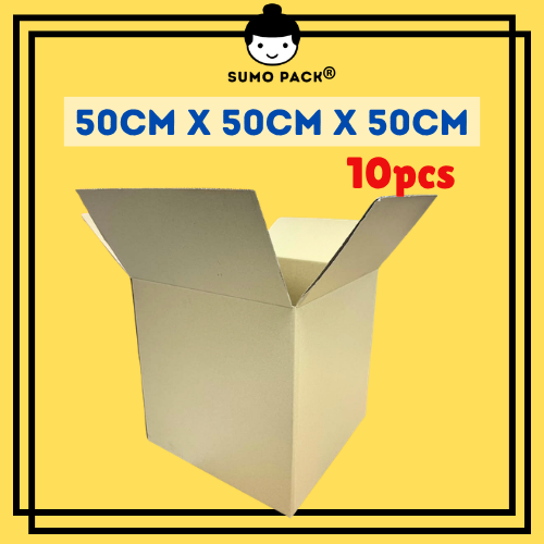 Big Moving Carton Box 搬家大纸箱 50*50*50cm [10Pcs] Pindah Rumah Kotak