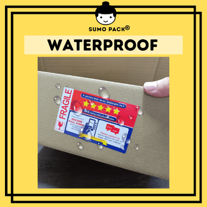 5Star Review Sticker Waterproof