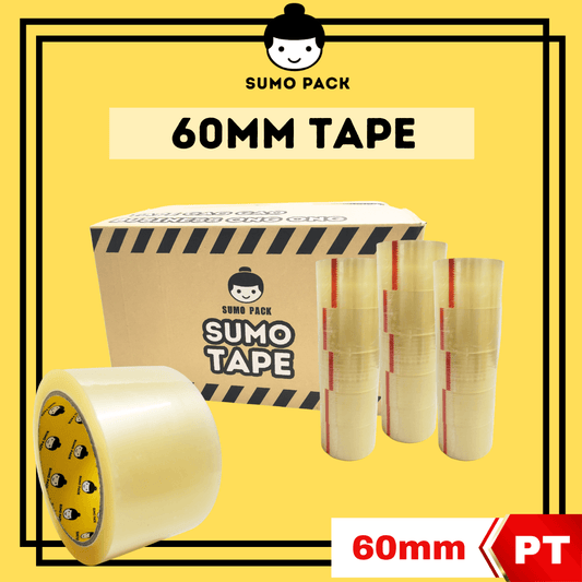 60mm opp clear transparent tape 
