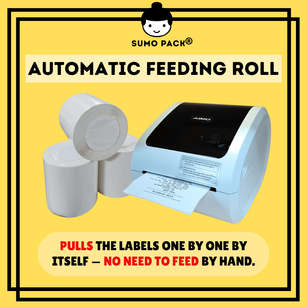 Airway Bill Thermal Label Auto Feeding