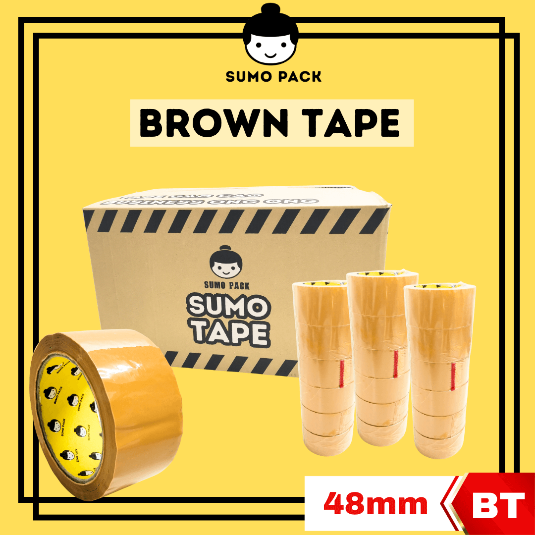 Brown Tape | OPP Brown Adhesive Tape 48mm x 90y x 45mic – Sumopack Sdn ...