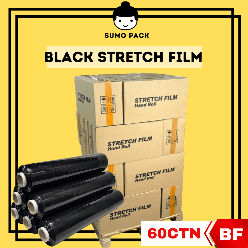 Stretch Film Supplier Black Stretch Film 50cm Sumopack Sdn Bhd