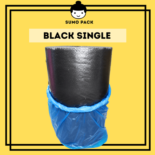 Black Bubble Wrap Single Layer