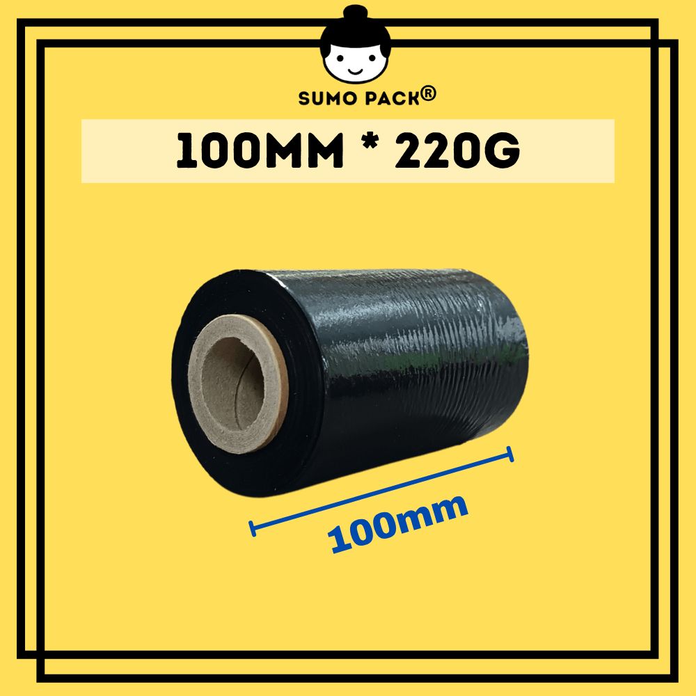 Black Mini Stretch Film 100mm 220G