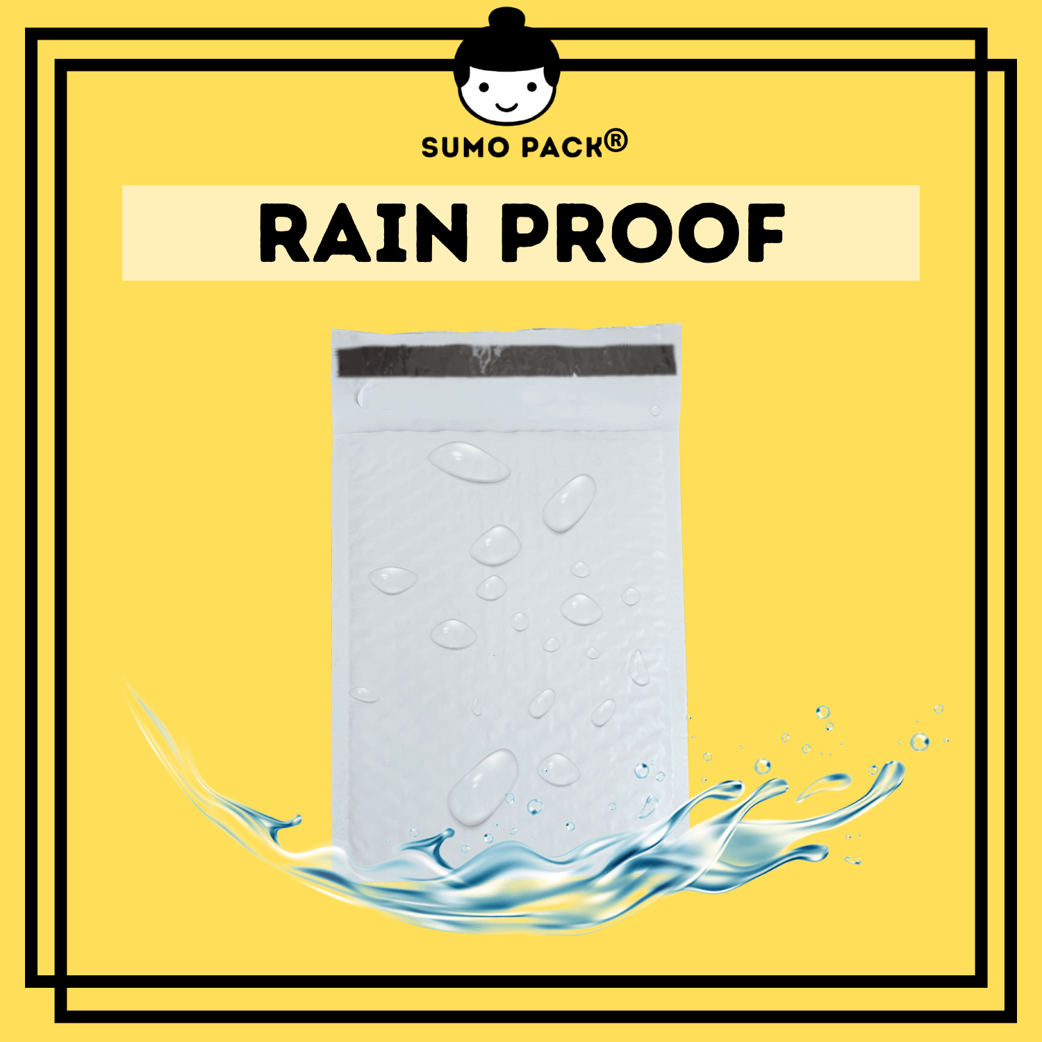 Bubble Mailer Envelope Rain Proof