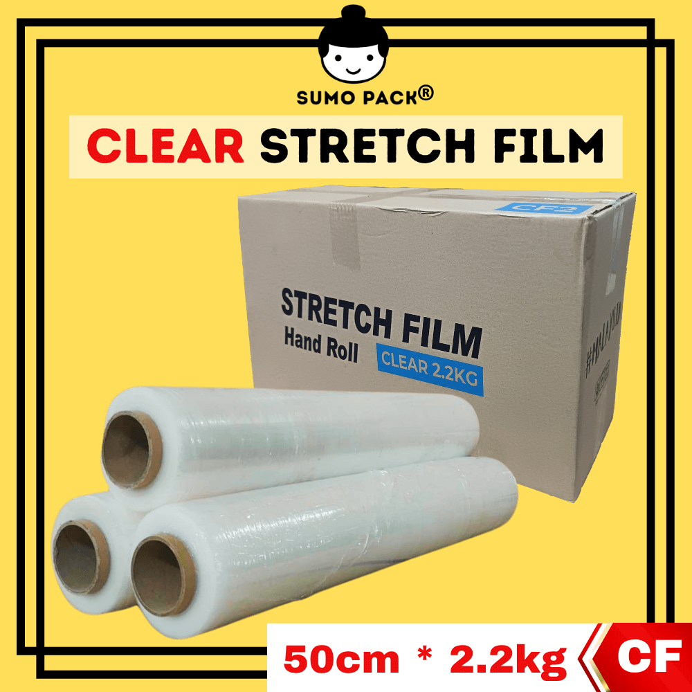 Clear Stretch Film 50cm 2.2KG (Core 200g)