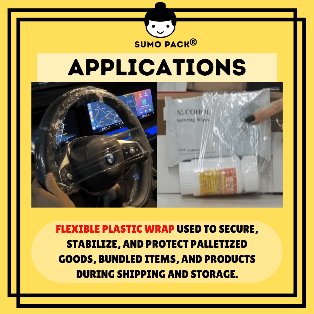 Clear Mini Stretch Film Application