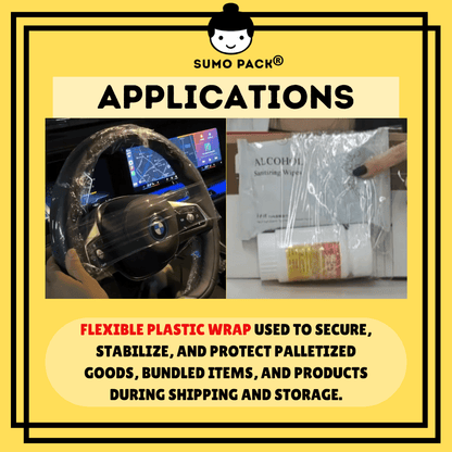 Clear Mini Stretch Film Application