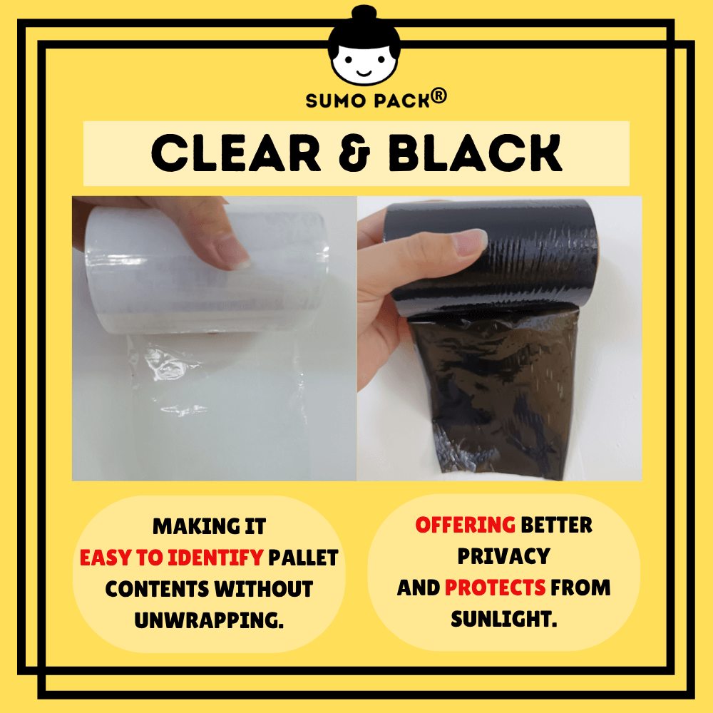 Clear n Black Mini Stretch Film