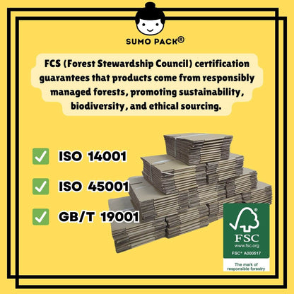 Custom Made Corrugated Carton Box 30cm x30cm x15cm  - iso14001,iso 45001