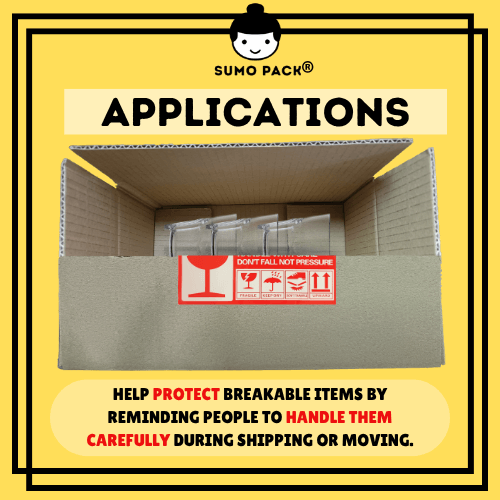 Fragile sticker 5cm x 9cm-where to use