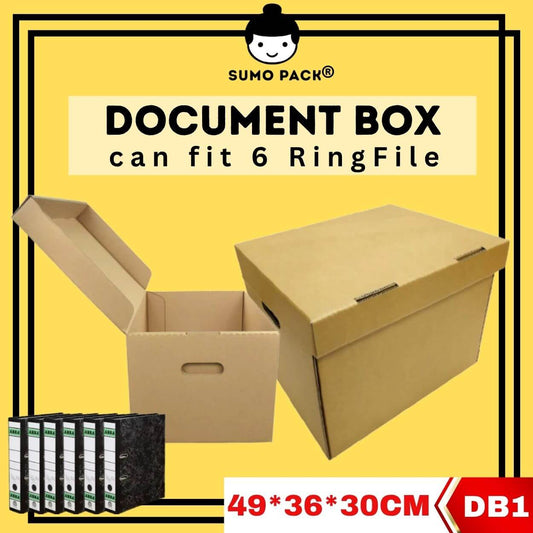 Document File Storage Box 490 x 360 x 300mm