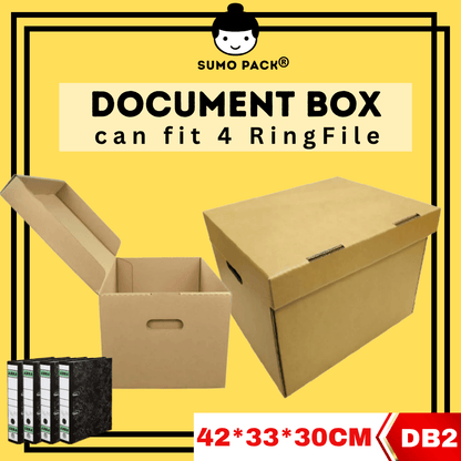 Document File Storage Box 420 x 330 x 300mm