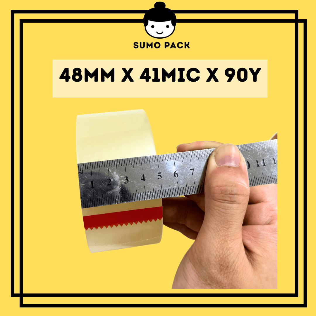 Perform tape 48mm opp tape 48mm x 41mic x 90y