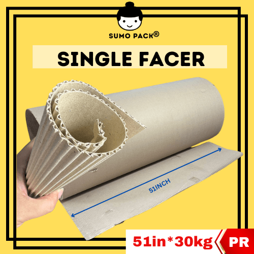 Single Facer Courrgated Paper Roll 51inch * 30kg