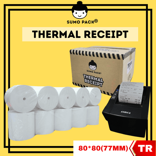 THERMAL RECEIPT PAPER ROLL 80 X 80MM
