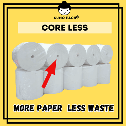 THERMAL RECEIPT PAPER ROLL  (80mm x 80mm) Coreless