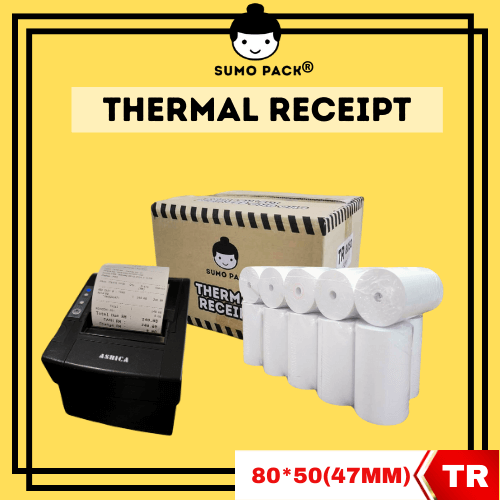 THERMAL RECEIPT | PAPER ROLL  (80mm x 50mm)